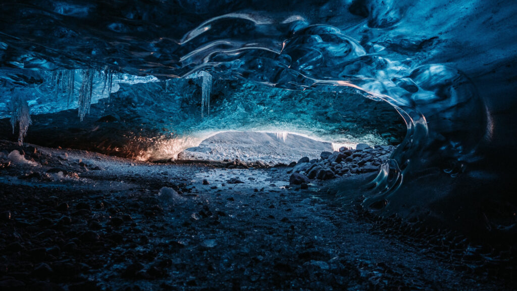 Ice cave in Iceland