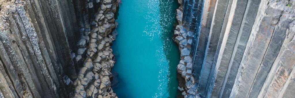 Studlagill Canyon in Iceland